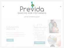 Tablet Screenshot of previda.org